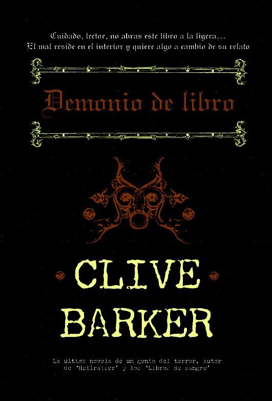 DEMONIO DE LIBRO | 9788498004809 | BARKER,CLIVE | Llibreria Geli - Llibreria Online de Girona - Comprar llibres en català i castellà