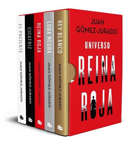 UNIVERSO REINA ROJA(ESTUCHE.REINA ROJA / LOBA NEGRA / REY BLANCO / CICATRIZ / EL PACIENTE)  | 9788413145044 | GÓMEZ-JURADO,JUAN | Libreria Geli - Librería Online de Girona - Comprar libros en catalán y castellano