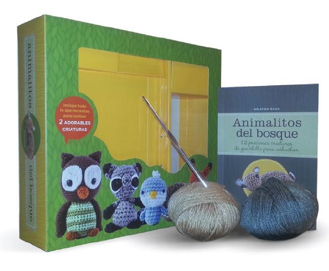 KIT ANIMALITOS DEL BOSQUE.12 PRECIOSAS CRIATURAS DE GANCHILLO PARA ACHUCHAR | 9788448019396 | RASK,KRISTEN | Llibreria Geli - Llibreria Online de Girona - Comprar llibres en català i castellà