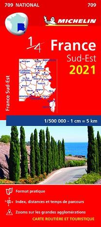 MAPA NATIONAL FRANCIA SUD-EST 2021 | 9782067249059 | A.A.V.V. | Libreria Geli - Librería Online de Girona - Comprar libros en catalán y castellano