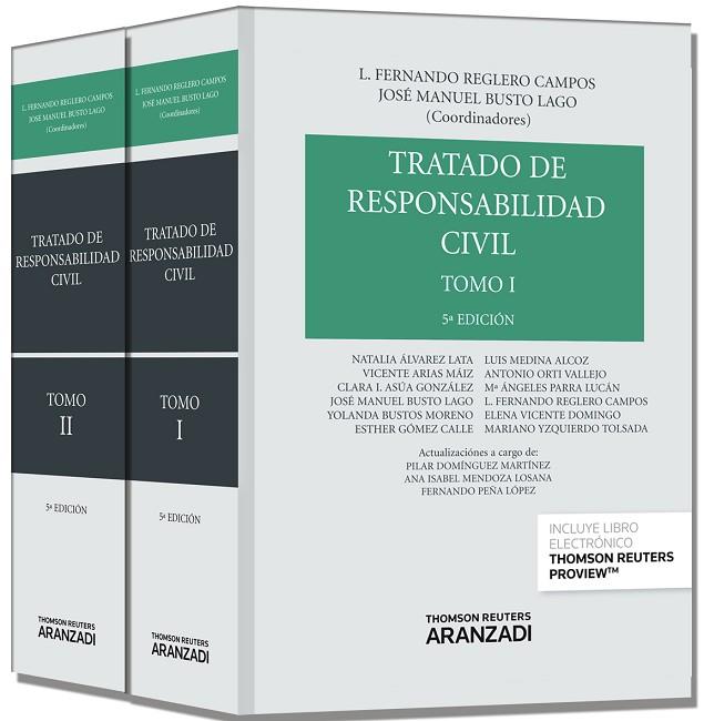 TRATADO DE RESPONSABILIDAD CIVIL(2 TOMOS.5ª EDICION 2014) | 9788490590546 | REGLERO CAMPOS/BUSTO LAGO,JOSÉ MANUEL | Llibreria Geli - Llibreria Online de Girona - Comprar llibres en català i castellà