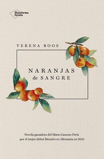 NARANJAS DE SANGRE | 9788417002572 | BOOS,VERENA | Llibreria Geli - Llibreria Online de Girona - Comprar llibres en català i castellà