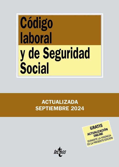 CÓDIGO LABORAL Y DE SEGURIDAD SOCIAL | 9788430991976 | Llibreria Geli - Llibreria Online de Girona - Comprar llibres en català i castellà