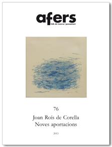 AFERS-76.JOAN ROIS DE CORELLA.NOVES APORTACIONS | 9788492542895 | Llibreria Geli - Llibreria Online de Girona - Comprar llibres en català i castellà