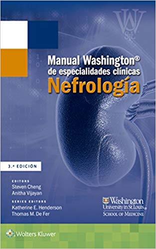 MANUAL WASHINGTON DE ESPECIALIDADES CLÍNICAS EN NEFROLOGÍA(3ª EDICION 2015) | 9788416004935 |   | Llibreria Geli - Llibreria Online de Girona - Comprar llibres en català i castellà