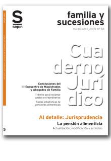 REVISTA FAMILIA Y SUCESIONES-84.LA PENSION ALIMENTICIA | 9788492666034 | EDITORIAL SEPIN | Libreria Geli - Librería Online de Girona - Comprar libros en catalán y castellano