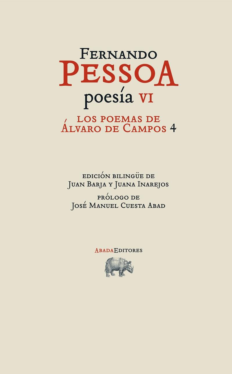 LOS POEMAS DE ÁLVARO DE CAMPOS 4 | 9788415289913 | PESSOA,FERNANDO | Llibreria Geli - Llibreria Online de Girona - Comprar llibres en català i castellà