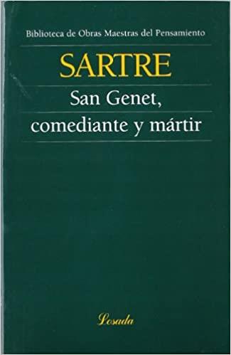 SAN GENET.COMEDIANTE Y MÁRTIR | 9789500378161 | SARTRE | Llibreria Geli - Llibreria Online de Girona - Comprar llibres en català i castellà