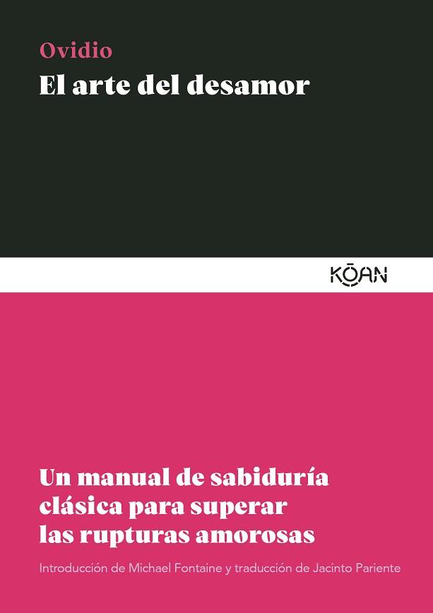 EL ARTE DEL DESAMOR | 9788418223990 | OVIDIO | Llibreria Geli - Llibreria Online de Girona - Comprar llibres en català i castellà