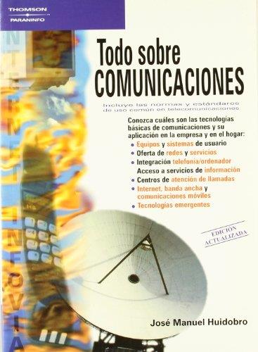 TODO SOBRE COMUNICACIONES | 9788428328371 | HUIDOBRO,JOSE MANUEL | Llibreria Geli - Llibreria Online de Girona - Comprar llibres en català i castellà