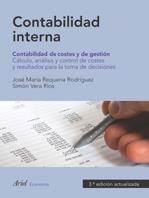 CONTABILIDAD INTERNA(3ºED/2008) | 9788434445482 | REQUENA RODRIGUEZ,JOSÉ MARÍA | Libreria Geli - Librería Online de Girona - Comprar libros en catalán y castellano