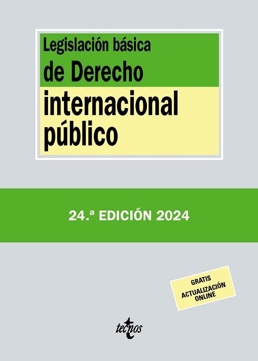 LEGISLACIÓN BÁSICA DE DERECHO INTERNACIONAL PÚBLICO(24ª EDICIÓN 2024) | 9788430990955 | Llibreria Geli - Llibreria Online de Girona - Comprar llibres en català i castellà