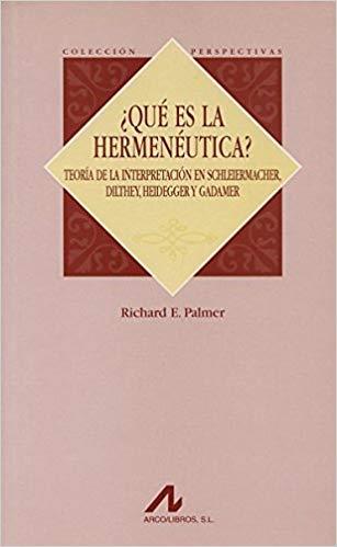 QUE ES LA HERMENEUTICA? | 9788476355091 | PALMER,RICHARD E. | Libreria Geli - Librería Online de Girona - Comprar libros en catalán y castellano