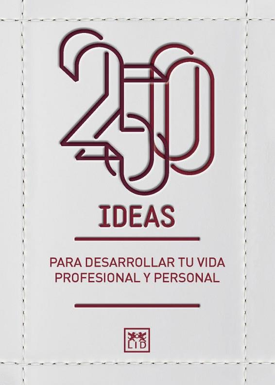 250 IDEAS PARA DESARROLLAR TU VIDA PROFESIONAL Y PERSONAL | 9788417277260 | Llibreria Geli - Llibreria Online de Girona - Comprar llibres en català i castellà