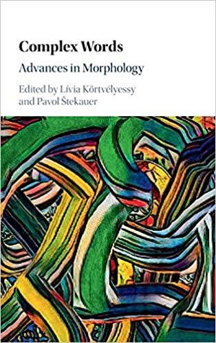 COMPLEX WORDS.ADVANCES IN MORPHOLOGY | 9781108490290 | KÖRTVÉLYESSY,LÍVIA | Llibreria Geli - Llibreria Online de Girona - Comprar llibres en català i castellà