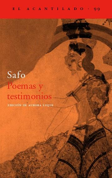 POEMAS Y TESTIMONIOS | 9788496136694 | SAFO | Llibreria Geli - Llibreria Online de Girona - Comprar llibres en català i castellà