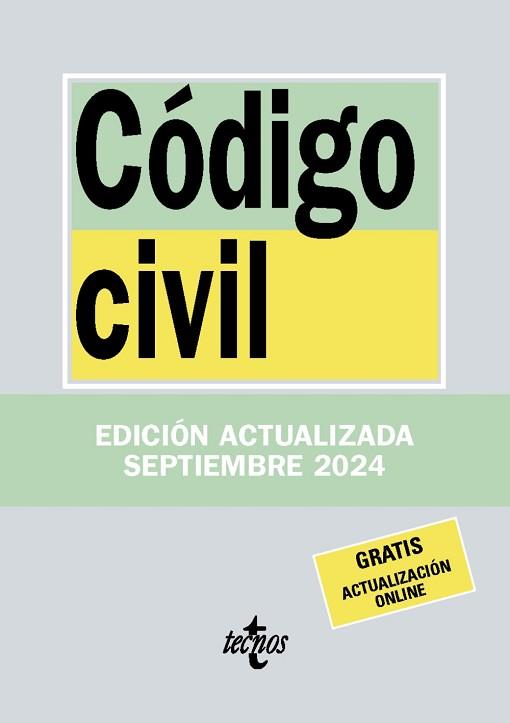 CÓDIGO CIVIL(43ª EDICIÓN 2024) | 9788430990863 | Llibreria Geli - Llibreria Online de Girona - Comprar llibres en català i castellà