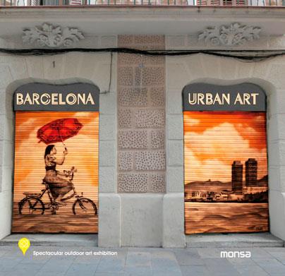 BARCELONA URBAN ART | 9788415829942 | INSTITUTO MONSA DE EDICIONES, S.A. | Libreria Geli - Librería Online de Girona - Comprar libros en catalán y castellano