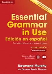 ESSENTIAL GRAMMAR IN USE(WITH ANSWERS AND EBOOK.SPANISH EDITION.4ª EDICION) | 9788490361030 | MURPHY, RAYMOND/GARCIA CLEMENTE,FERNANDO | Llibreria Geli - Llibreria Online de Girona - Comprar llibres en català i castellà