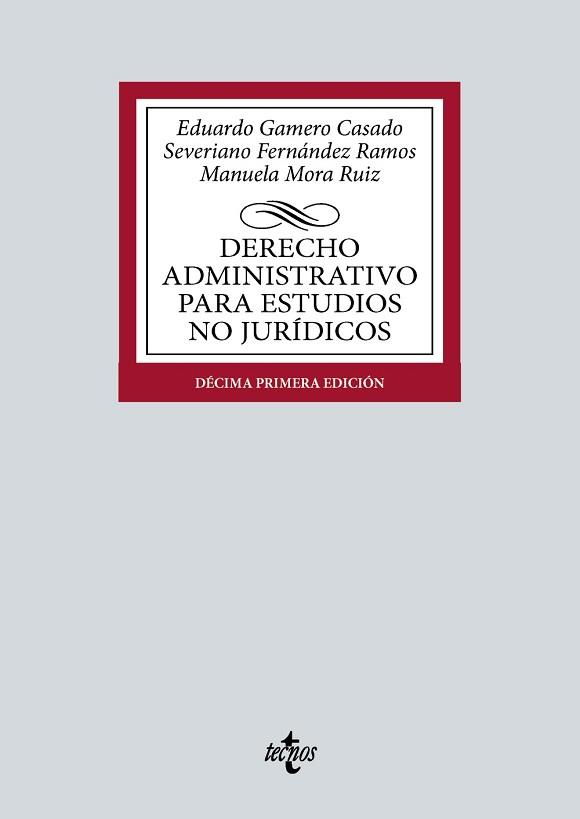 DERECHO ADMINISTRATIVO PARA ESTUDIOS NO JURÍDICOS(11ª EDICIÓN 2024) | 9788430990696 | GAMERO CASADO, EDUARDO/FERNÁNDEZ RAMOS, SEVERIANO | Libreria Geli - Librería Online de Girona - Comprar libros en catalán y castellano