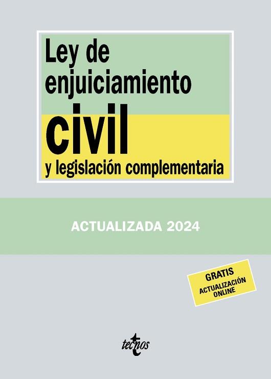 LEY DE ENJUICIAMIENTO CIVIL Y LEGISLACIÓN COMPLEMENTARIA(29ª EDICIÓN 2024) | 9788430988402 | Llibreria Geli - Llibreria Online de Girona - Comprar llibres en català i castellà