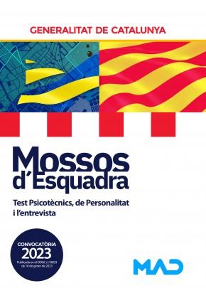 MOSSOS D'ESQUADRA.GENERALITAT DE CATALUNYA(TEST PSICOTÈCNICS, DE PERSONALITAT I L'ENTREVISTA .EDICIÓ 2023) | 9788414266373 | Llibreria Geli - Llibreria Online de Girona - Comprar llibres en català i castellà