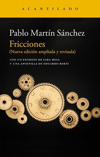 FRICCIONES | 9788419958242 | MARTÍN SÁNCHEZ, PABLO | Llibreria Geli - Llibreria Online de Girona - Comprar llibres en català i castellà