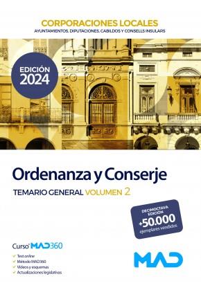 ORDENANZA Y CONSERJE DE AYUNTAMIENTOS,DIPUTACIONES Y OTRAS CORPORACIONES LOCALES(TEMARIO-2) | 9788414279151 | SILVA GARCIA, LUIS/VEGA ALVAREZ, JOSE ANTONIO | Libreria Geli - Librería Online de Girona - Comprar libros en catalán y castellano