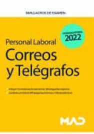 PERSONAL LABORAL DE CORREOS Y TELÉGRAFOS.SIMULACROS DE EXAMEN(EDICIÓN 2022) | 9788414253250 | 7 EDITORES | Libreria Geli - Librería Online de Girona - Comprar libros en catalán y castellano