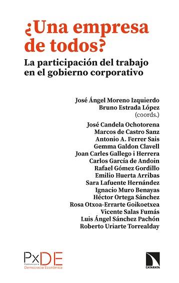 UNA EMPRESA DE TODOS?(LA PARTICIPACIÓN DEL TRABAJO EN EL GOBIERNO CORPORATIVO) | 9788413524344 | ESTRADA LÓPEZ,BRUNO/MORENO IZQUIERDO,JOSÉ ÁNGEL | Llibreria Geli - Llibreria Online de Girona - Comprar llibres en català i castellà