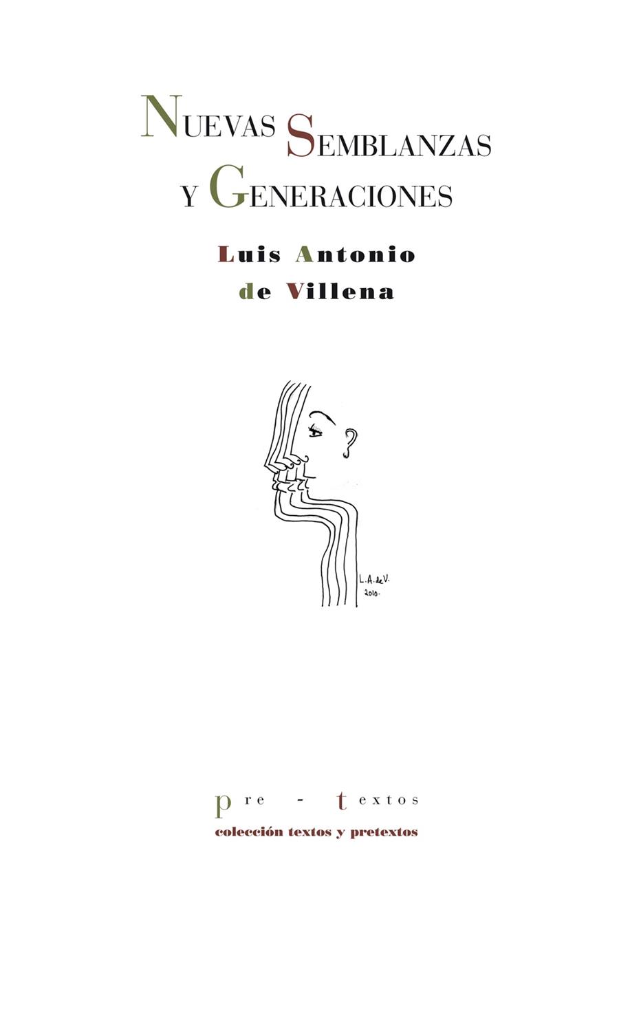 NUEVAS SEMBLANZAS Y GENERACIONES | 9788492913411 | DE VILLENA,LUIS ANTONIO | Llibreria Geli - Llibreria Online de Girona - Comprar llibres en català i castellà