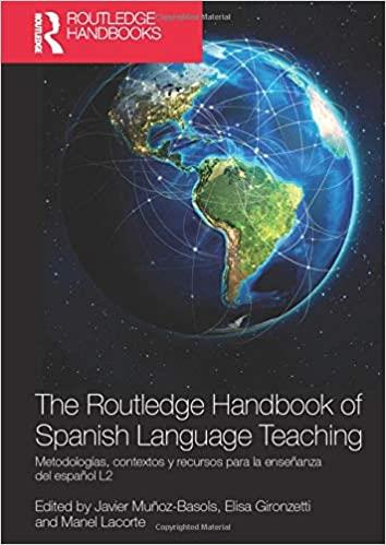 THE ROUTLEDGE HANDBOOK OF SPANISH LANGUAGE TEACHING | 9780367580452 | MUÑOZ BASOLS,JAVIER | Llibreria Geli - Llibreria Online de Girona - Comprar llibres en català i castellà