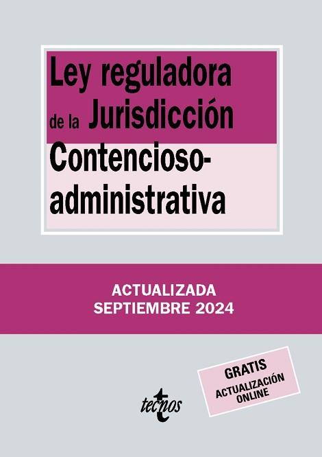 LEY REGULADORA DE LA JURISDICCIÓN CONTENCIOSO-ADMINISTRATIVA(25ª EDICIÓN 2024) | 9788430990894 | Llibreria Geli - Llibreria Online de Girona - Comprar llibres en català i castellà