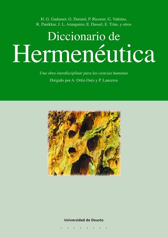 DICCIONARIO DE HERMENEUTICA | 9788474859171 |   | Libreria Geli - Librería Online de Girona - Comprar libros en catalán y castellano