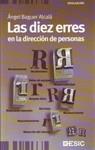 LAS DIEZ ERRES,EN LA DIRECCION DE PERSONAS | 9788473566131 | BAGUER ALCALA,ANGEL | Llibreria Geli - Llibreria Online de Girona - Comprar llibres en català i castellà