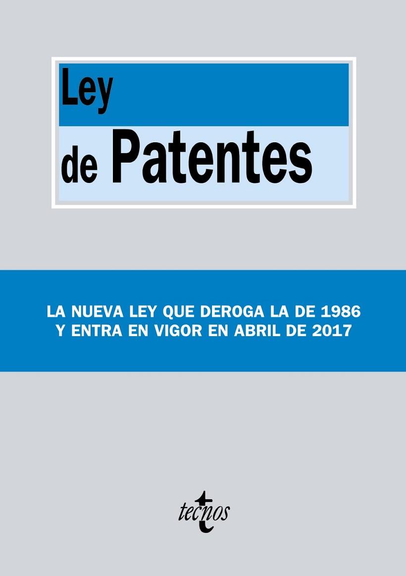 LEY DE PATENTES | 9788430971312 | Libreria Geli - Librería Online de Girona - Comprar libros en catalán y castellano