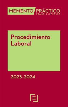 MEMENTO PRÁCTICO PROCEDIMIENTO LABORAL(EDICIÓN 2023-2024) | 9788419303585 | Llibreria Geli - Llibreria Online de Girona - Comprar llibres en català i castellà