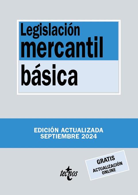 LEGISLACIÓN MERCANTIL BÁSICA(21ª EDICIÓN 2024) | 9788430990993 | Llibreria Geli - Llibreria Online de Girona - Comprar llibres en català i castellà