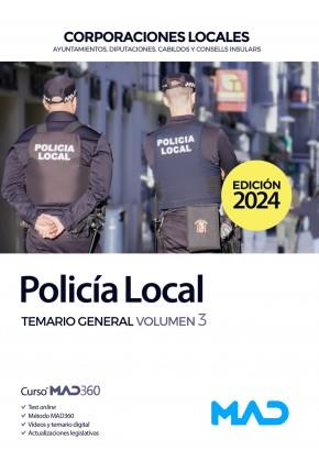 POLICÍA LOCAL(TEMARIO-3.EDICIÓN 2024) | 9788414279090 | RODRIGUEZ YERGO, ANTONIO/APARICIO APARICIO, ANA Mª | Libreria Geli - Librería Online de Girona - Comprar libros en catalán y castellano