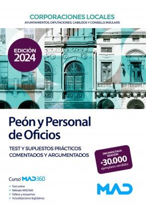 PEÓN Y PERSONAL DE OFICIOS DE AYUNTAMIENTOS,DIPUTACIONES Y DEMÁS CORPORACIONES(TESTS) | 9788414279915 | PONCE MARTINEZ, LIDIA MARINA/VEGA ALVAREZ, JOSE ANTONIO | Llibreria Geli - Llibreria Online de Girona - Comprar llibres en català i castellà