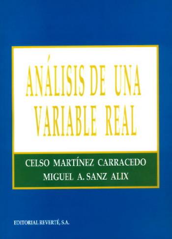 ANALISIS DE UNA VARIABLE REAL | 9788429150377 | MARTINEZ CARRACEDO,CELSO | Libreria Geli - Librería Online de Girona - Comprar libros en catalán y castellano