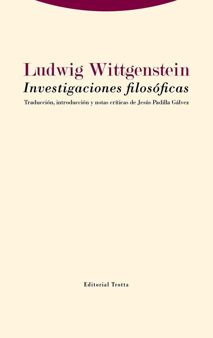 INVESTIGACIONES FILOSÓFICAS | 9788413640204 | WITTGENSTEIN,LUDWIG | Llibreria Geli - Llibreria Online de Girona - Comprar llibres en català i castellà