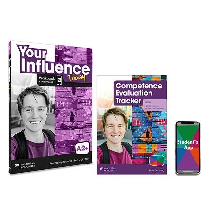 YOUR INFLUENCE TODAY A2(+WORKBOOK.COMPETENCE EVALUATION TRACKER Y STUDENT'S APP) | 9781380099198 | HEYDERMAN, EMMA/GOLDSTEIN, BEN | Llibreria Geli - Llibreria Online de Girona - Comprar llibres en català i castellà