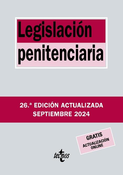 LEGISLACIÓN PENITENCIARIA(26ª EDICIÓN 2024) | 9788430990979 | Llibreria Geli - Llibreria Online de Girona - Comprar llibres en català i castellà