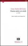 GRAN TEATRE DEL LICEU,POEMA SATIRIC EN CATALA | 9788478450305 | ALIER,ROGER | Llibreria Geli - Llibreria Online de Girona - Comprar llibres en català i castellà