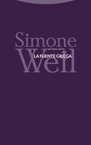 LA FUENTE GRIEGA | 9788481647471 | WEIL,SIMONE | Llibreria Geli - Llibreria Online de Girona - Comprar llibres en català i castellà