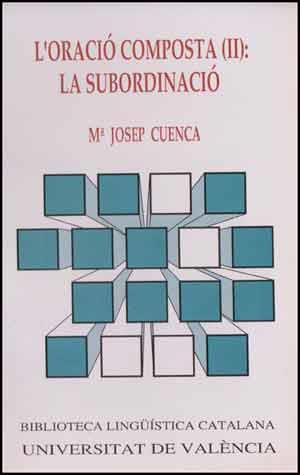 L'ORACIO COMPOSTA. | 9788437008561 | CUENCA,MARIA JOSEP | Llibreria Geli - Llibreria Online de Girona - Comprar llibres en català i castellà