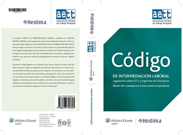 CODIGO DE INTERMEDIACION LABORAL | 9788493722395 | Libreria Geli - Librería Online de Girona - Comprar libros en catalán y castellano