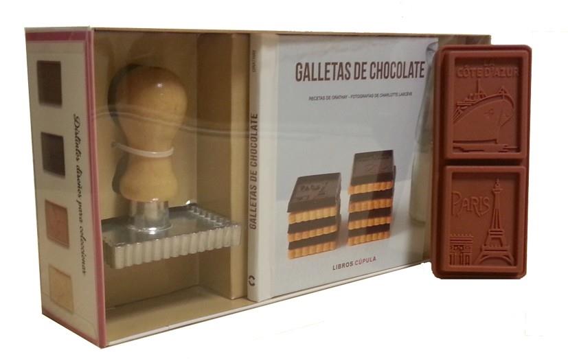 KIT GALLETAS DE CHOCOLATE (KIT LLIBRE + ESTRIS DE CUINA) | 9788448008475 | ORATHAY/LASCÈVE,CHARLOTTE (FOTOS) | Llibreria Geli - Llibreria Online de Girona - Comprar llibres en català i castellà