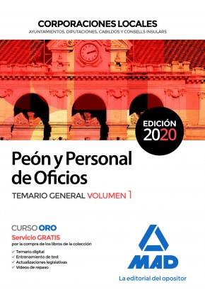 PEÓN Y PERSONAL DE OFICIOS DE CORPORACIONES LOCALES(TEMARIO GENERAL-1) | 9788414236659 | VEGA ÁLVAREZ,JOSÉ ANTONIO/SOUTO FERNÁNDEZ,RAFAEL SANTIAGO | Llibreria Geli - Llibreria Online de Girona - Comprar llibres en català i castellà